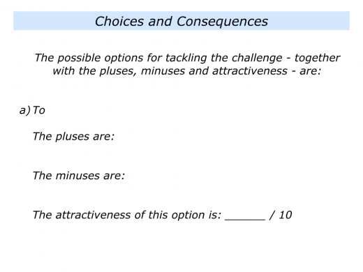 three c's problem solving